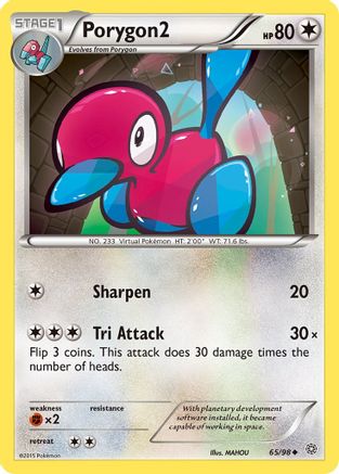 Porygon2 065 - Reverse Holofoil XY Ancient Origins - Uncommon