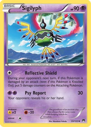 Sigilyph - Reverse Holofoil XY BREAKpoint - Uncommon