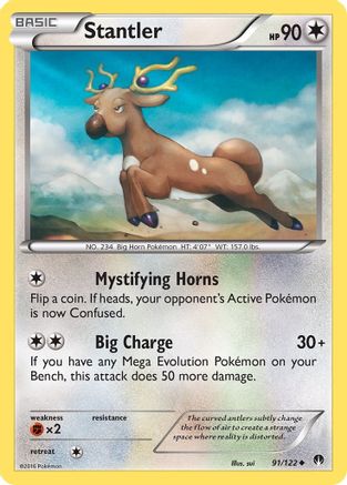 Stantler - Reverse Holofoil XY BREAKpoint - Uncommon