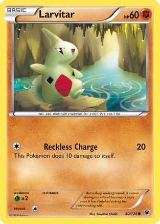 Larvitar (40) (40) 040 XY Fates Collide - Common