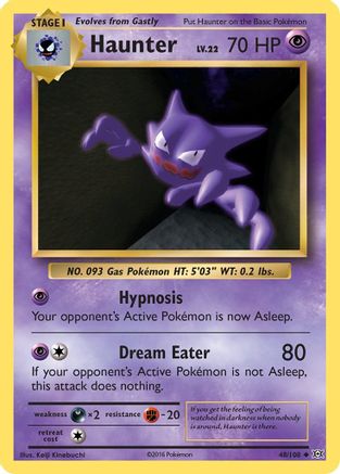 Haunter 048 XY Evolutions - Uncommon