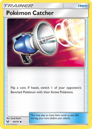 Pokemon Catcher 064 Shining Legends - Uncommon