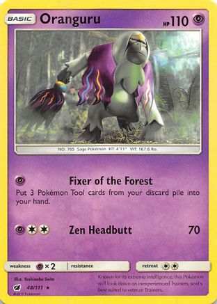 Oranguru - Reverse Holofoil SM Crimson Invasion - Rare
