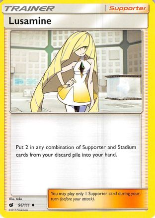 Lusamine 096 SM Crimson Invasion - Uncommon