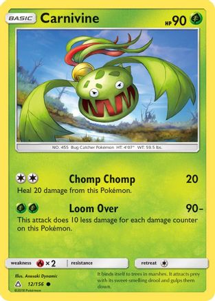 Carnivine - Reverse Holofoil SM Ultra Prism - Common