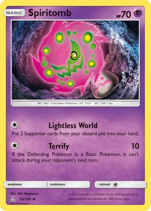 Spiritomb - Reverse Holofoil SM Ultra Prism - Uncommon