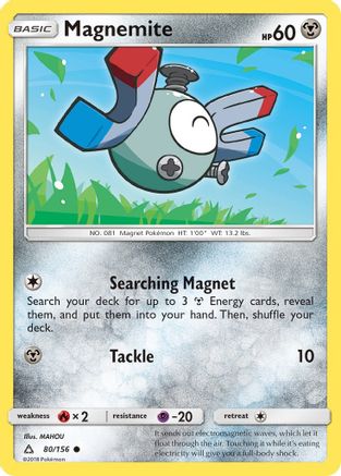 Magnemite (80) - Reverse Holofoil SM Ultra Prism - Common