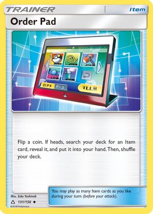 Order Pad 131 - Reverse Holofoil SM Ultra Prism - Uncommon