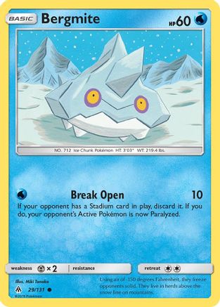 Bergmite SM Forbidden Light - Common