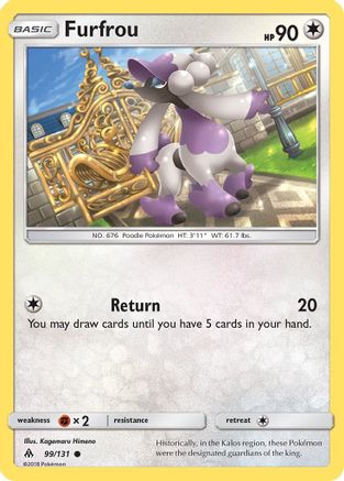 Furfrou - Reverse Holofoil SM Forbidden Light - Common