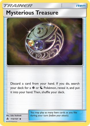 Mysterious Treasure 113 - Reverse Holofoil SM Forbidden Light - Uncommon