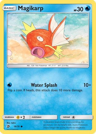 Magikarp 019 - Reverse Holofoil Dragon Majesty - Common