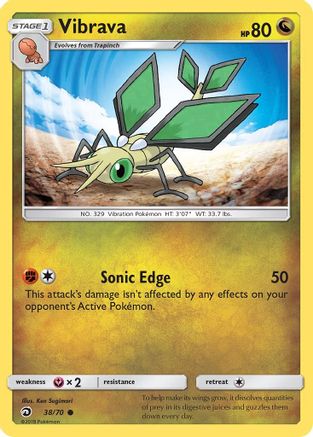 Vibrava - Reverse Holofoil Dragon Majesty - Common