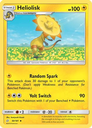 Heliolisk - Reverse Holofoil SM Team Up - Uncommon