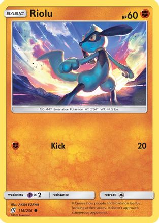 Riolu (116) (116) 116 SM Unified Minds - Common