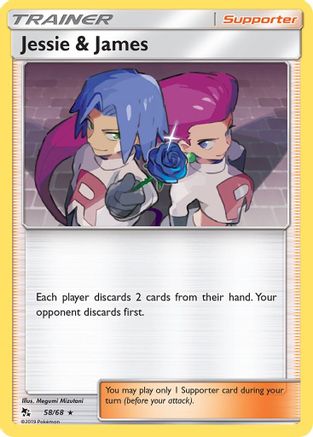 Jessie & James 058 - Holofoil Hidden Fates - Holo Rare