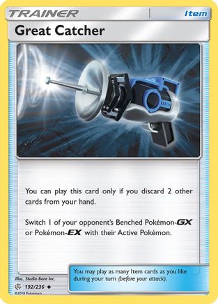 Great Catcher 192 - Reverse Holofoil SM Cosmic Eclipse - Uncommon