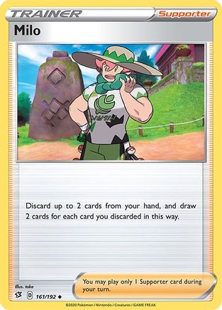 Milo 161/192 SWSH02 Rebel Clash - Uncommon