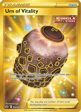 Urn of Vitality (Secret) 229/198 - Holofoil SWSH06 Chilling Reign - Secret Rare