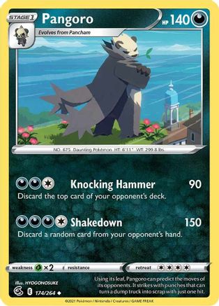 Pangoro 174 SWSH08 Fusion Strike - Uncommon
