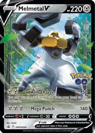 Melmetal V SWSH224 - Holofoil SWSH Sword & Shield Promo Cards - Promo