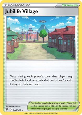 Jubilife Village 148 SWSH10 Astral Radiance - Uncommon