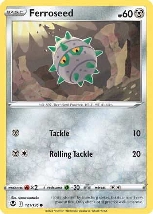 Ferroseed 121 SWSH12 Silver Tempest - Common