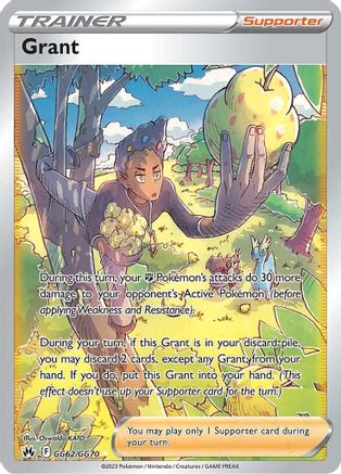 Grant GG62 - Holofoil Crown Zenith Galarian Gallery - Ultra Rare