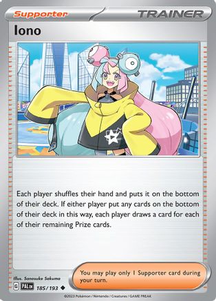 Iono 185/193 SV02 Paldea Evolved - Uncommon