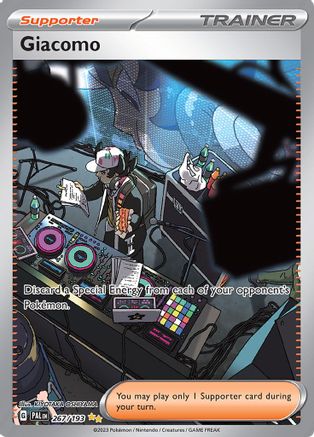 Giacomo 267/193 - Holofoil SV02 Paldea Evolved - Special Illustration Rare