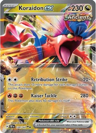 Koraidon ex 120 - Holofoil SV05 Temporal Forces - Double Rare