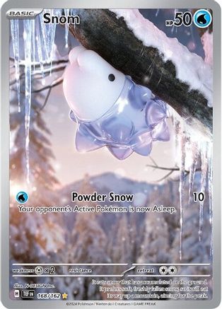 Snom 168/162 - Holofoil SV05 Temporal Forces - Illustration Rare