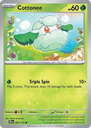 Cottonee 007 SV Prismatic Evolutions - Common