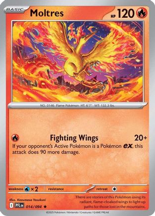 Moltres 014 ME02 Phantasmal Flames - Rare