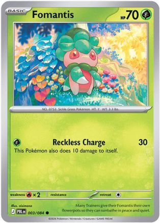 Fomantis 003/084 ME05 Pitch Black - Common