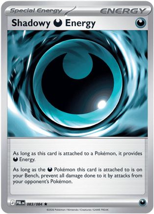 Shadowy Darkness Energy 083 - Holofoil ME05 Pitch Black - Rare