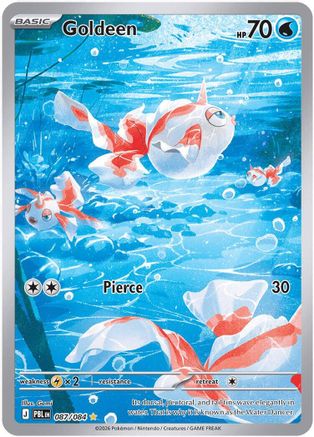 Goldeen 087/084 - Holofoil ME05 Pitch Black - Illustration Rare