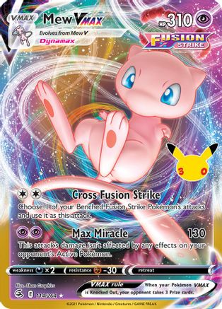Mew VMAX 114/264 - Holofoil ME 30th Celebration Classic Collection - Classic Collection