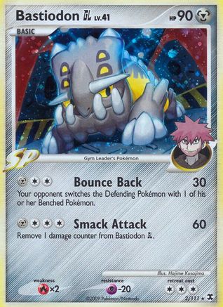 Bastiodon GL - Reverse Holofoil Rising Rivals - Holo Rare