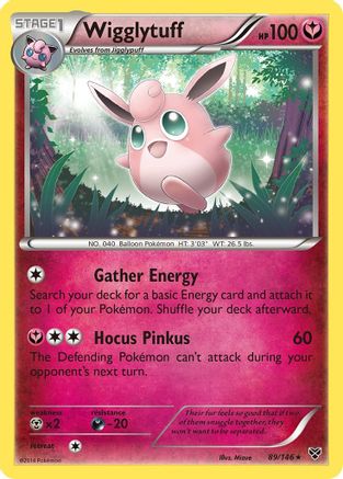 Wigglytuff (89) (89) 089/146 - Reverse Holofoil XY Base Set - Rare