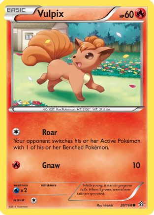 Vulpix 020 XY Primal Clash - Common