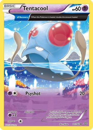 Tentacool (Alpha) 071 XY Primal Clash - Uncommon