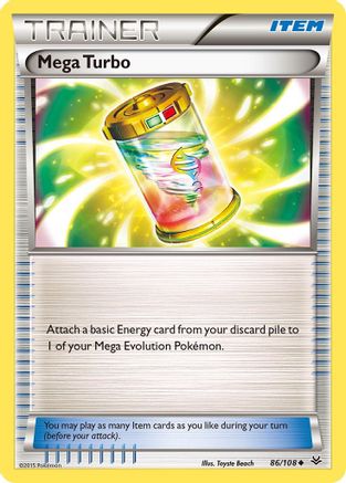 Mega Turbo 086 XY Roaring Skies - Uncommon