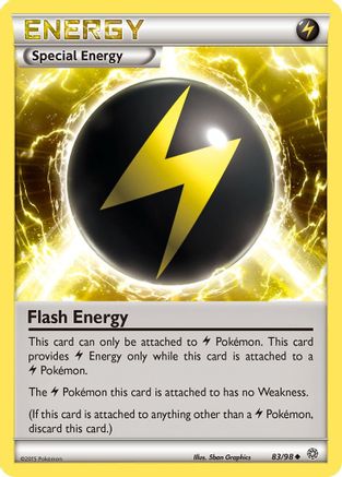 Flash Energy 083  - Reverse Holofoil XY  Ancient Origins - Uncommon