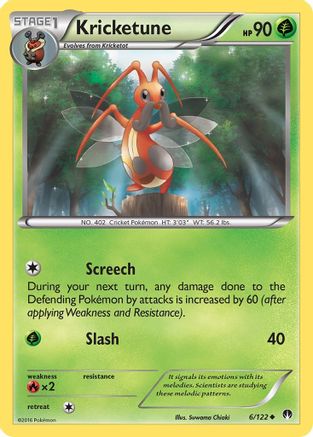 Kricketune/122  XY  BREAKpoint - Uncommon