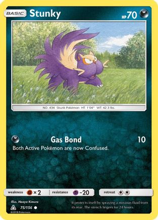 Stunky  - Reverse Holofoil SM  Ultra Prism - Common