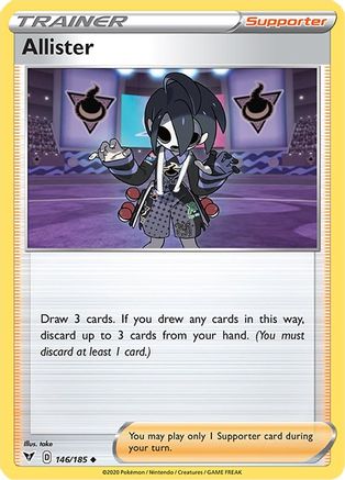 Allister 146  - Reverse Holofoil SWSH04 Vivid Voltage - Uncommon
