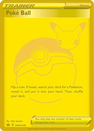 Poke Ball SWSH146  - Holofoil SWSH Sword & Shield Promo Cards - Promo