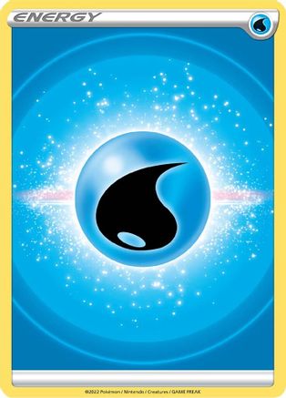 Water Energy (2022 Unnumbered)  - Reverse Holofoil SWSH09 Brilliant Stars - Common