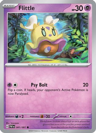 Flittle 041/091  - Reverse Holofoil SV Paldean Fates - Common